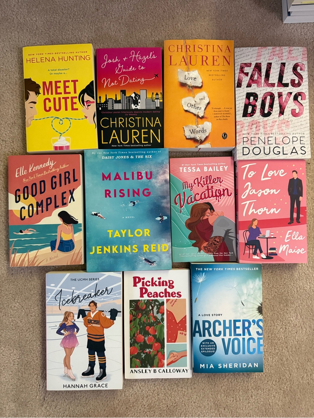 $10 - Romance novels (or 3 for $21)